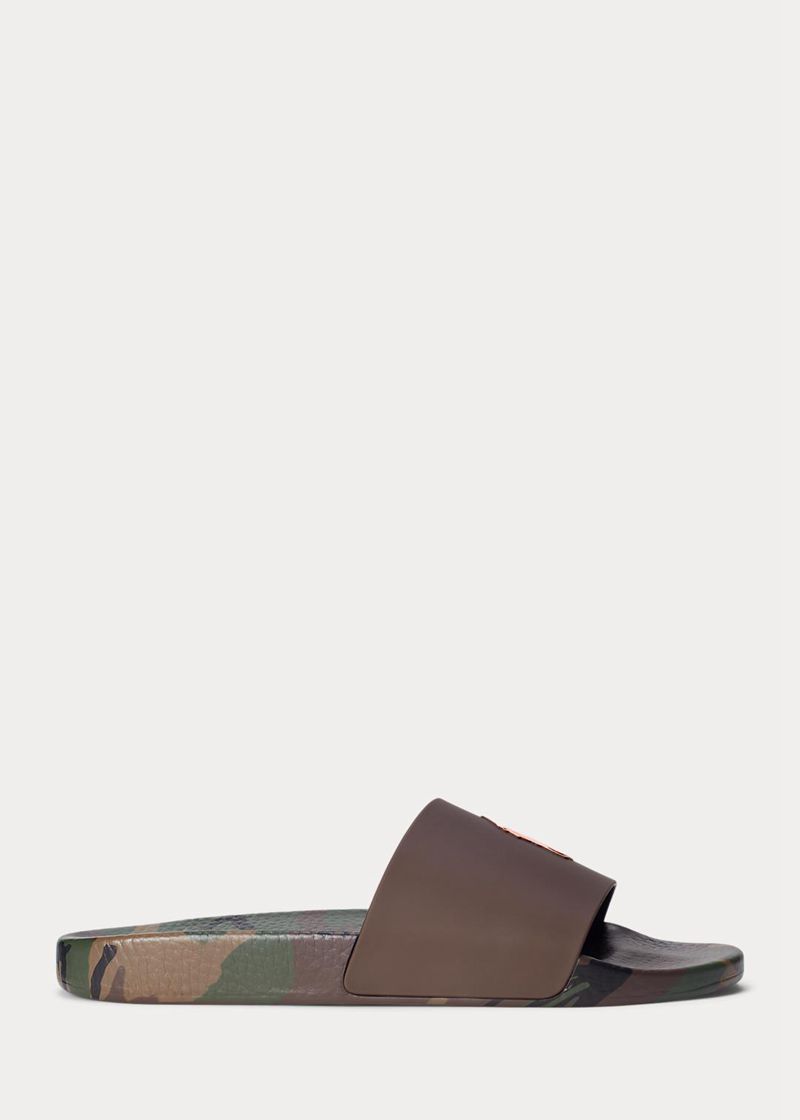 ポロ ラルフ ローレン スリッパ メンズ カラー シグネチャー Pony Camo スライド RTMDW1497